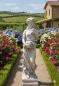 Preview: Gartenfigur Frau mit Blume